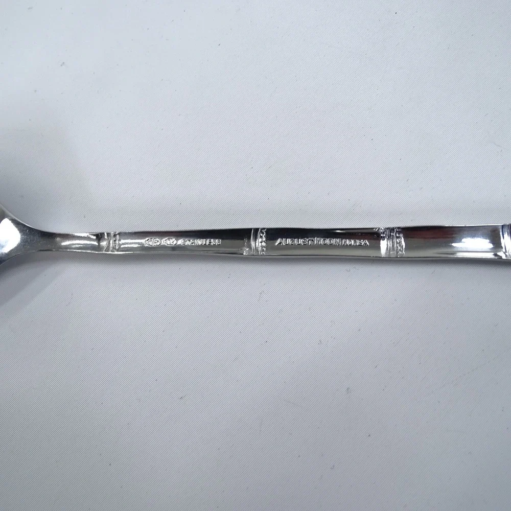 Lot 6 Stainless BAMBOO Flatware Korea AUGUST MOON MCM Retro‎ Vintage